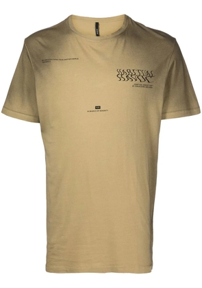 ISO.POETISM slogan-print short-sleeve T-shirt - Green