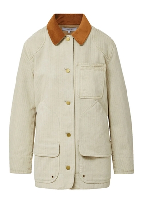 Veronica Beard corduroy-collar jacket - Neutrals