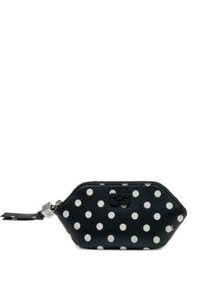 GANNI polka-dot purse - Black