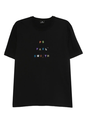 PS Paul Smith logo-embroidered T-shirt - Black