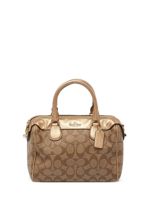Coach Vintage logo-embossed tote bag - Brown