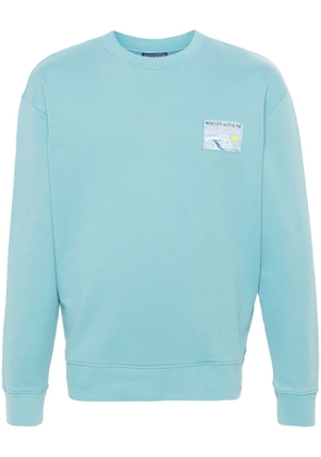 Maison Kitsuné x Vilebrequin cotton sweatshirt - Blue