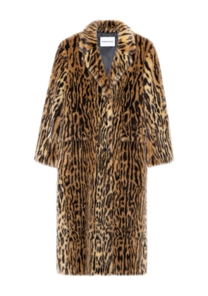 STAND STUDIO animal-print faux-fur coat - Brown