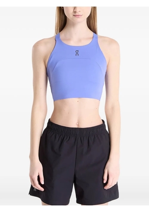 On cut-out performance crop - Purple