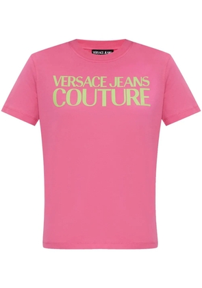 Versace Jeans Couture logo-print T-shirt - Pink
