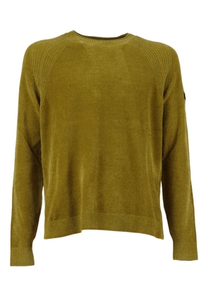 RRD velvet round-neck sweater - Green