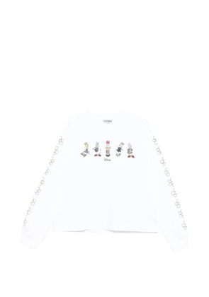 GANNI x Disney Daisy Duck long-sleeve T-shirt - White