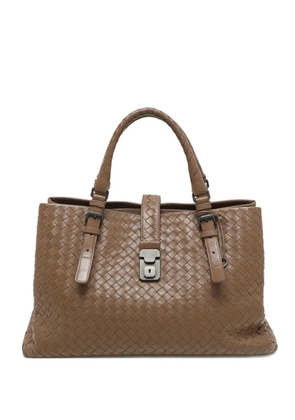Bottega Veneta Pre-Owned Roma woven leather tote bag - Brown