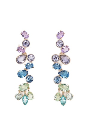 Swarovski Gema drop-effect earrings - Gold