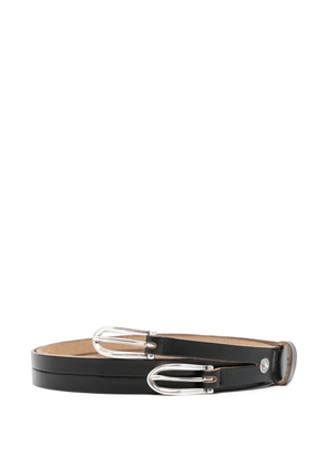 OUR LEGACY twin-tongue belt - Brown