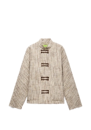 Shanghai Tang front toggle jacket - Neutrals