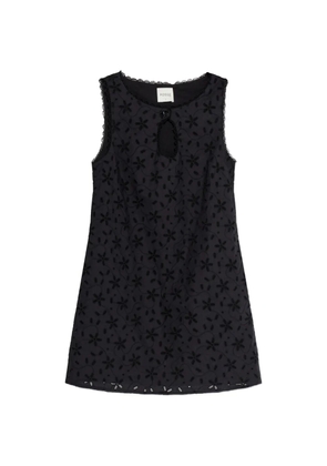 Posse floral-pattern sleeveless dress - Black