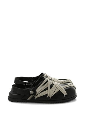 Rick Owens Megalace leather mules - Black