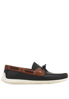 Ferragamo Gancini-embellished loafers - Black