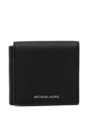 Michael Kors Hudson pebbled wallet - Black