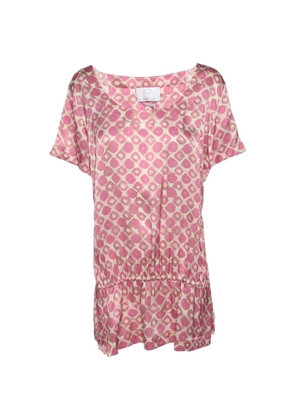 Marina Rinaldi short-sleeves print top - Pink