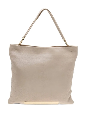 Jimmy Choo Pre-Owned Charlie leather tote bag - Neutrals