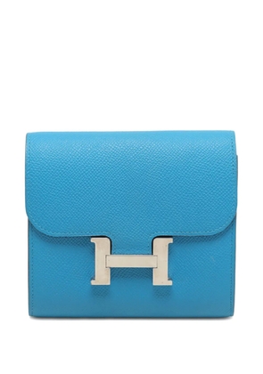 Hermès Pre-Owned 2017 Constance leather wallet - Blue