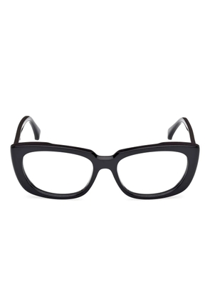 Max Mara Eyewear logo-print glasses - Black