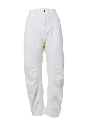 Stella McCartney Pre-Owned stretch-cotton trousers - White