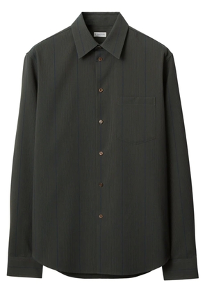 Burberry striped wool shirt - Black