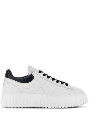 Hogan H-STRIPES leather sneakers - White