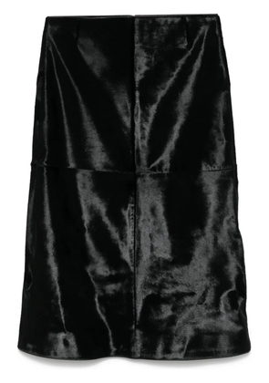 TOTEME A-line midi skirt - Black