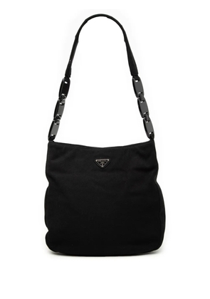 Prada Pre-Owned 2000-2013 Cotton shoulder bag - Black