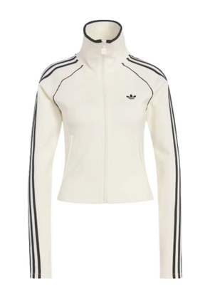 adidas Firebird striped zip-up sweatshirt - White