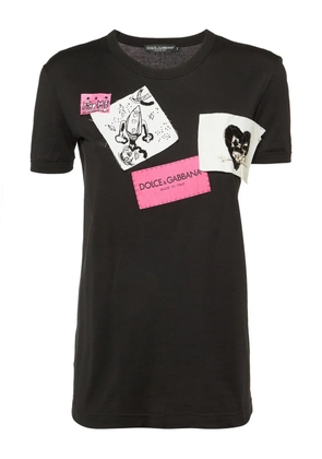 Dolce & Gabbana Pre-Owned graphic-print T-shirt - Black
