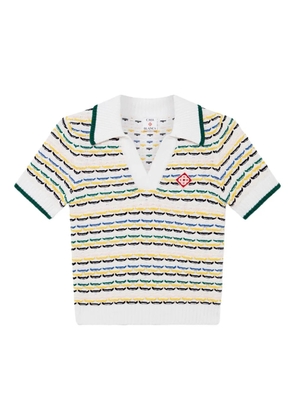 Casablanca striped top - White