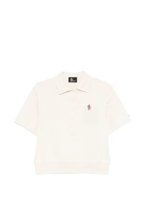 Moncler Grenoble logo-patch polo shirt - Neutrals