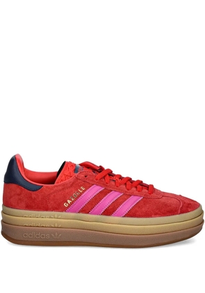 adidas Gazelle Bold suede platform sneakers - Red