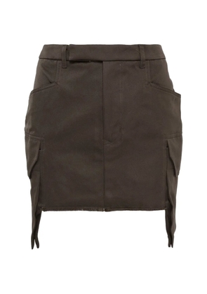 Rick Owens Firbanks mini skirt - Brown