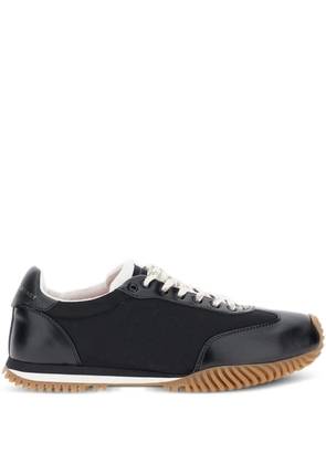Stella McCartney S-wave Sport logo-detail rubber-sole sneakers - Black