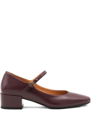 Tod's 35mm Mary Jane block-heel pumps - Red