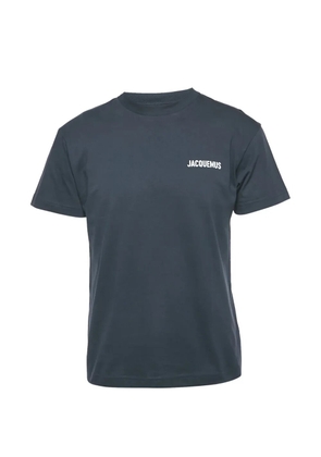 Jacquemus Pre-Owned logo-print cotton T-shirt - Blue
