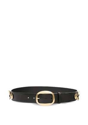 ISABEL MARANT Dara studded leather belt - Black