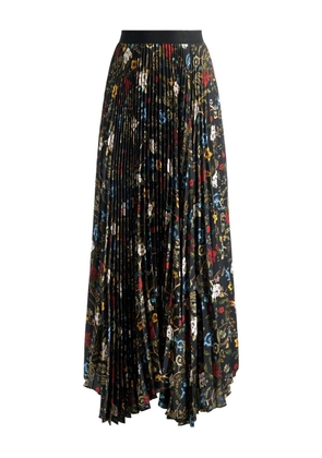 alice + olivia Katz pleated maxi skirt - Black