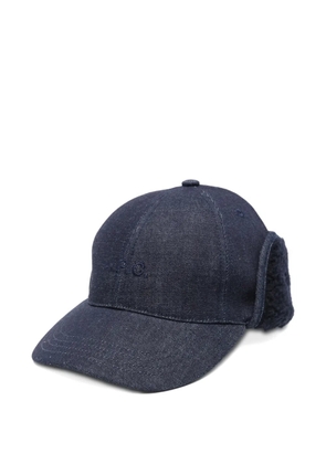 A.P.C. ear-flap denim cap - Blue
