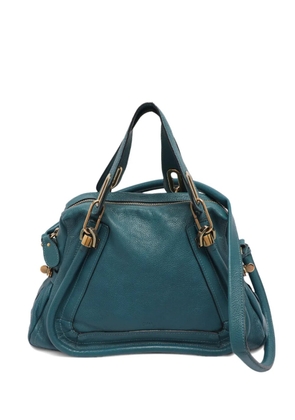 Chloé Pre-Owned medium Paraty leather tote bag - Blue