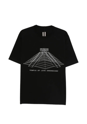 Rick Owens graphic print T-shirt - Black
