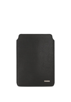 FENDI textured leather tablet case - Black