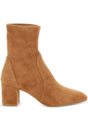Stuart Weitzman 60mm Yuliana suede ankle boots - Neutrals