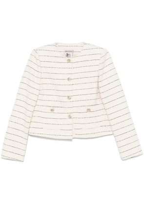 Semicouture tweed jacket - Neutrals