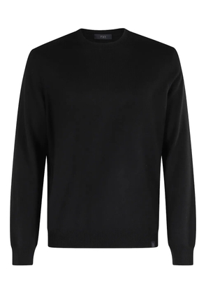 Fay virgin wool sweater - Black
