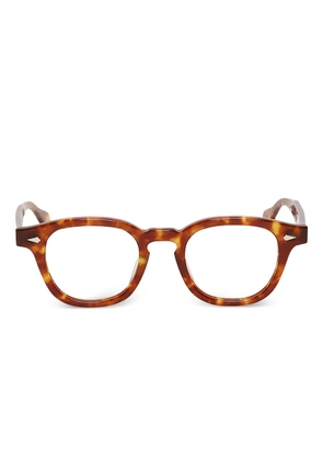 JULIUS TART OPTICAL square-frame glasses - Brown