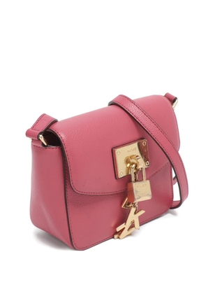 DKNY Elissa leather padlock cross body bag - Pink