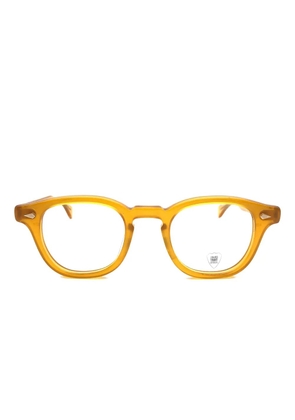 JULIUS TART OPTICAL square-frame glasses - Yellow