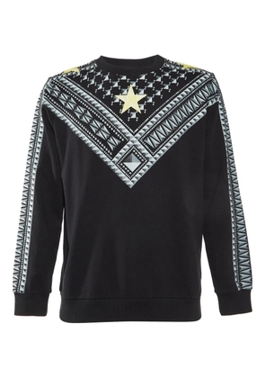 Givenchy Pre-Owned star-print cotton sweatshirt - Black